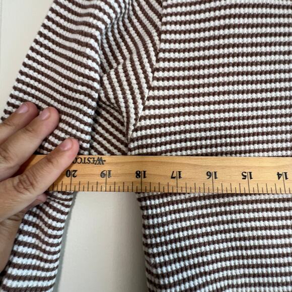 Doe & Rae Striped Cowl Neck Long Sleeve Sweater Size Large - Picture 9 of 9
